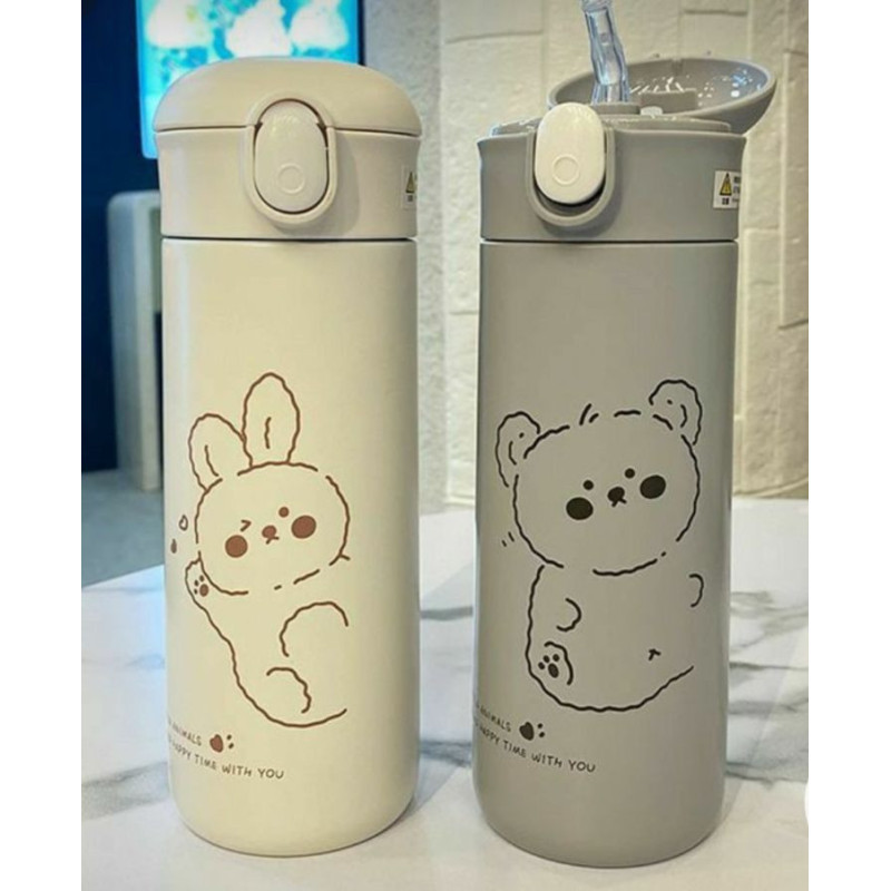 Tumbler Stainless Steel Cute Art